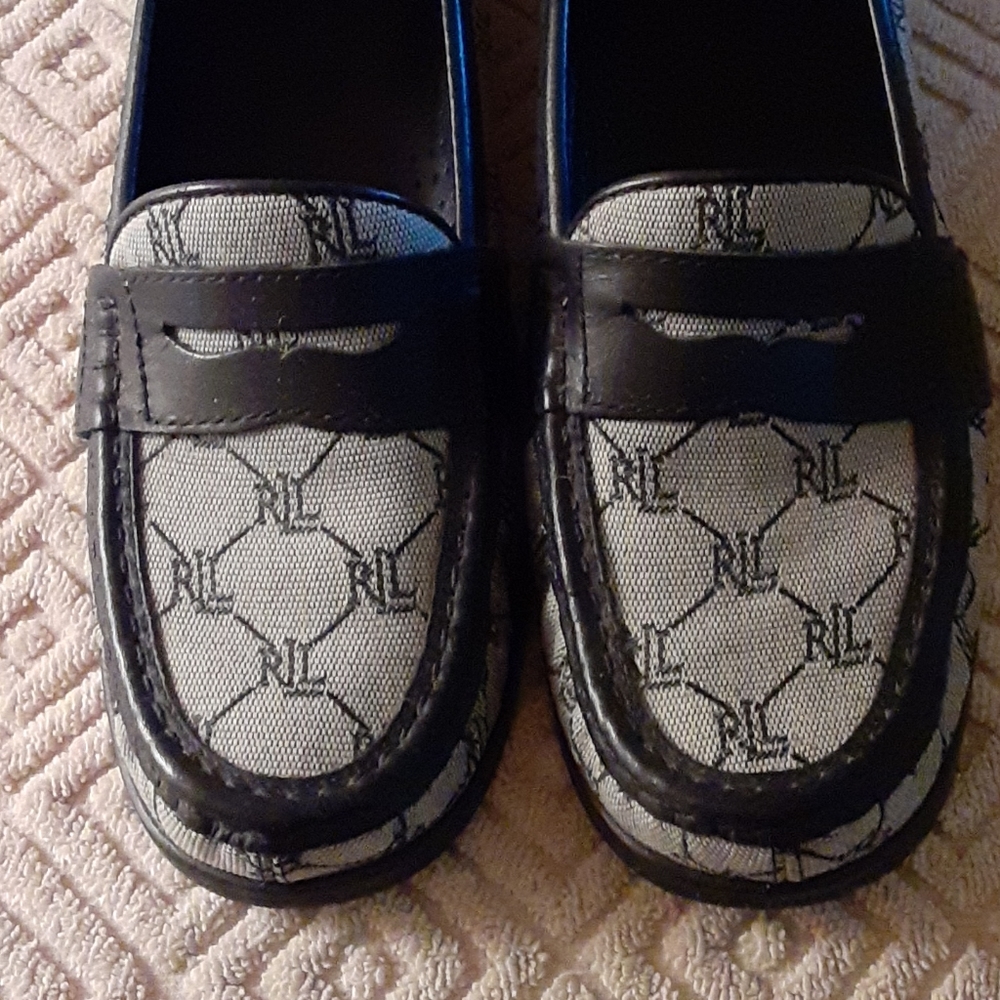 RARE Ralph Lauren logo loafers